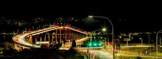 Tasman Bridge by Night