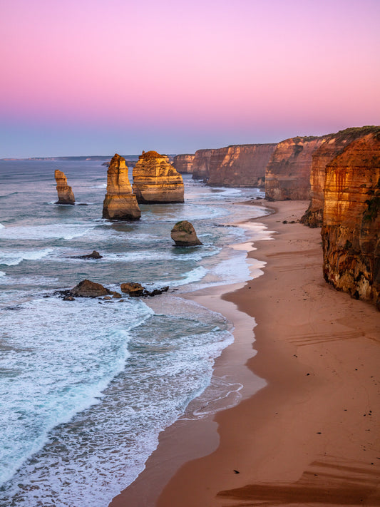 The Twelve Apostles at Sunrise in Winter