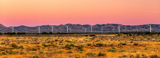 Sunset at the Windfarm